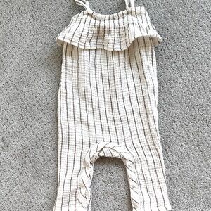 Striped Cream baby girl One Piece romper
Grayson Mini 12 months